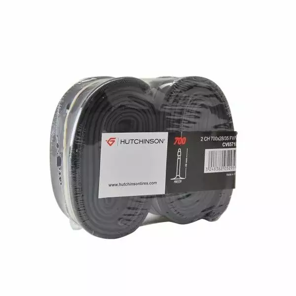 Lot De 2 Chambres à Air HUTCHINSON 700x28/35 Valve 48 Mm 3 Lot De 2 Chambres à Air HUTCHINSON 700x28/35 Valve 48 Mm