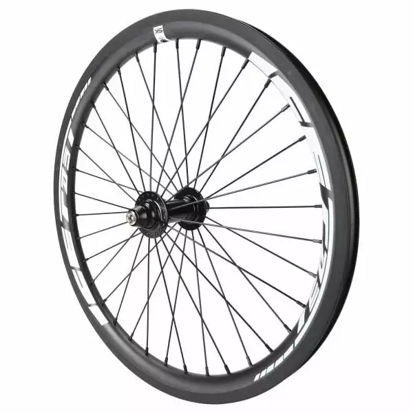 Roue Avant ICE SK 20x1"3/8 + Moyeu ICE TANK Axe 10 Mm + Adaptateur Axe 20 Mm Noir 6 Roue Avant ICE SK 20x1"3/8 + Moyeu ICE TANK Axe 10 Mm + Adaptateur Axe 20 Mm Noir – Image 4