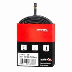 Lot De 4 Chambres à Air RED CYCLING PRODUCTS 28" 32/44-622/642 Valve Dunlop 40mm