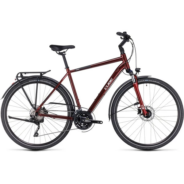 Vélo De Randonnée CUBE TOURING EXC DIAMANT Rouge 2023 3 Vélo De Randonnée CUBE TOURING EXC DIAMANT Rouge 2023