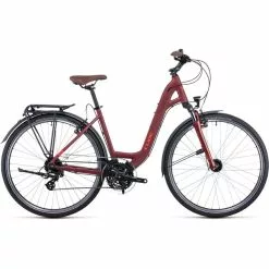 Vélo De Ville CUBE TOURING WAVE Rouge 2022