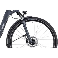 Vélo De Randonnée CUBE TOURING ONE WAVE Gris 2023 -Vélos Urbains Soldes Boutique Cube Touring ONE Easy Entry grau schwarz5B600x6005D 2