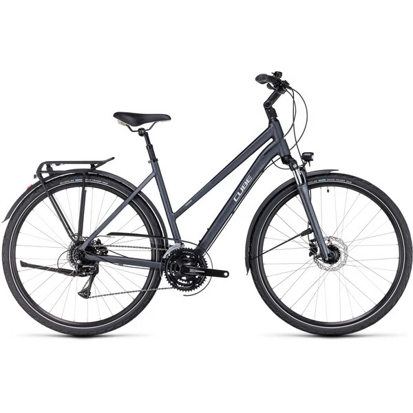 Vélo De Randonnée CUBE TOURING ONE TRAPEZ Gris 2023 9 Vélo De Randonnée CUBE TOURING ONE TRAPEZ Gris 2023 – Image 7