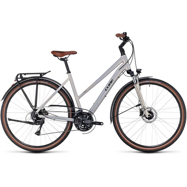 Vélo De Randonnée CUBE TOURING PRO TRAPEZ Argent 2023 9 Vélo De Randonnée CUBE TOURING PRO TRAPEZ Argent 2023 – Image 7