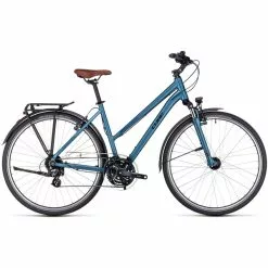 Vélo De Ville CUBE TOURING TRAPEZ Bleu 2023