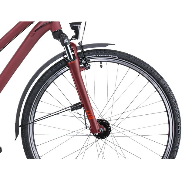 Vélo De Ville CUBE TOURING TRAPEZ Rouge 2022 5 Vélo De Ville CUBE TOURING TRAPEZ Rouge 2022 – Image 3