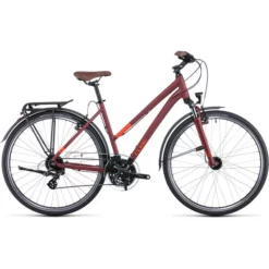 Vélo De Ville CUBE TOURING TRAPEZ Rouge 2022