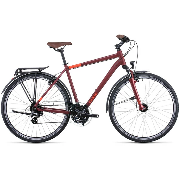 Vélo De Ville CUBE TOURING DIAMANT Rouge 2022 9 Vélo De Ville CUBE TOURING DIAMANT Rouge 2022 – Image 7