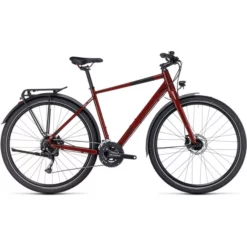 Vélo De Randonnée CUBE TRAVEL DIAMANT Rouge 2023