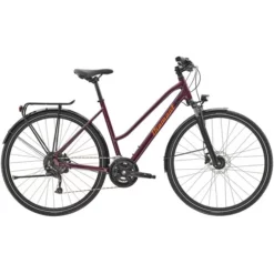 Vélo De Randonnée DIAMANT ELAN DELUXE TRAPEZ Violet