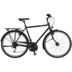 Vsf-fahrradmanufaktur Vélo De Randonnée VSF FAHRRADMANUFAKTUR T-100 TRAPEZ Shimano Alivio 27V / Magura HS11 Noir 2022
